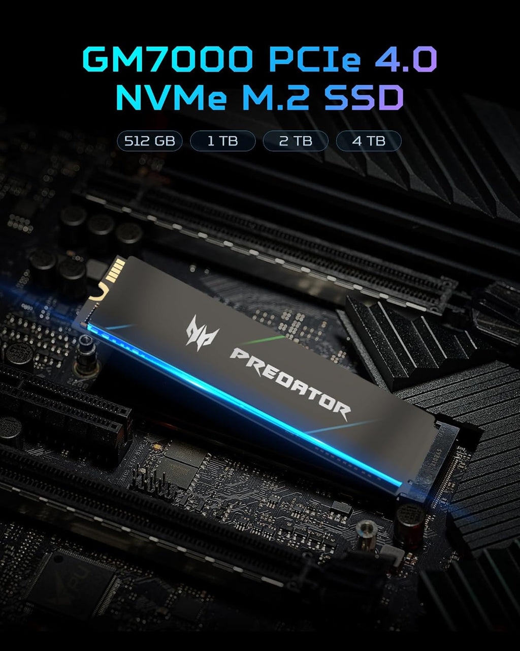 Acer Predator GM7000 2TB M.2 NVMe Gen4 Internal SSD