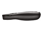 Black hair straightener on a white background