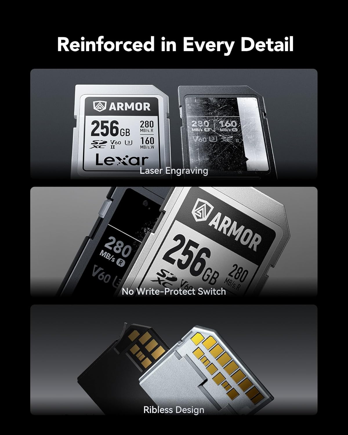 Lexar Armor Silver PRO SD Card