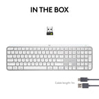Logitech Master Series MX Keys S Advanced Wireless Illuminated Keyboard - Pale Gray