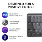 Logitech MX Mechanical Wireless Illuminated Performance Bluetooth Keyboard
