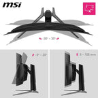 MSI MPG 341CQPX QD-OLED 34" 2K UWQHD 240Hz 0.03ms Curved OLED Gaming Monitor