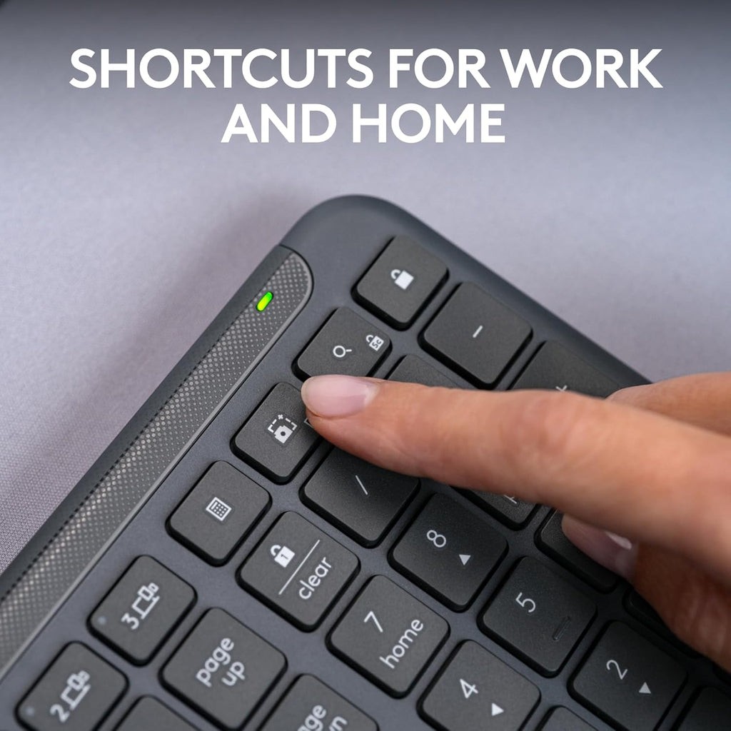 Logitech Signature K950 Slim Wireless Bluetooth Keyboard - Graphite