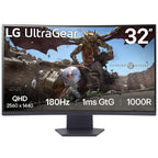 LG UltraGear 32GS60QC 32" 180Hz 1440p QHD HDR10 VA Panel 1ms Curved Gaming Monitor