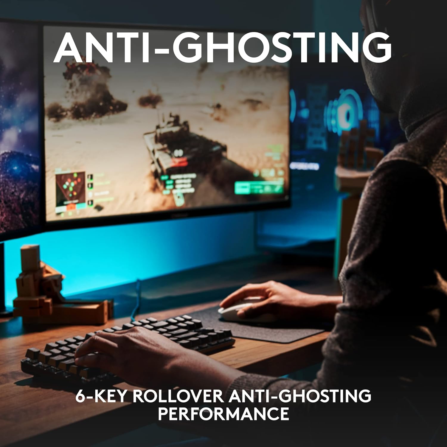 Logitech G413 SE Anti Ghosting Full Size Mechanical Gaming Keyboard - Black