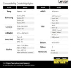 Lexar 128GB Professional Gold Micro SD Card, UHS-II, C10, U3, V60, A1, Full HD, 4K, Up to 280/100 MB/s microSDXC Memory Card, for Drones, Action Cameras, Portable Gaming Devices (LMSGOLD128G-BNNNG)