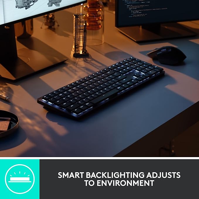 Logitech MX Mechanical Wireless Illuminated Performance Bluetooth Keyboard