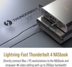QNAP TBS-h574TX-i5-16G 5 Bay 10GbE High-Performance Thunderbolt 4 E1.S All-Flash NASbook