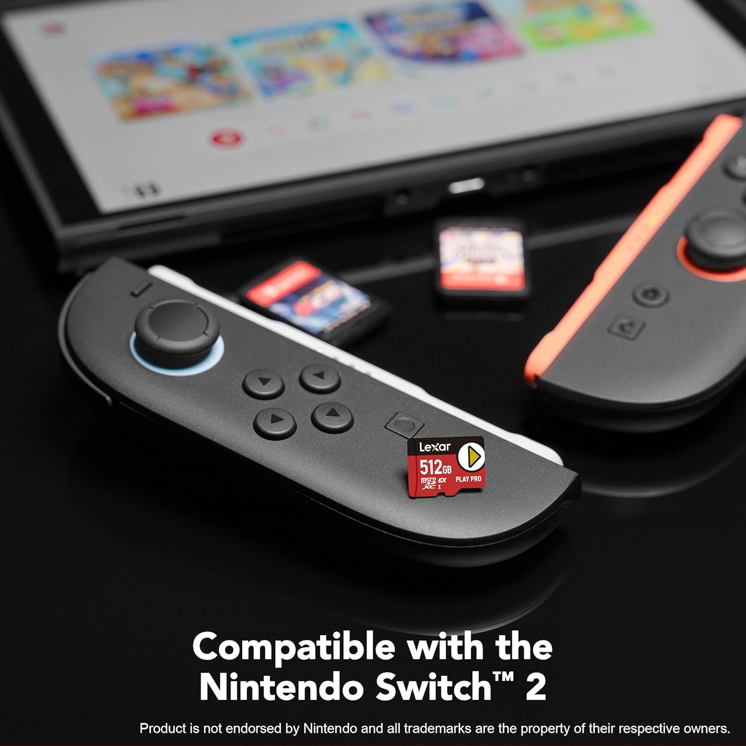 Lexar Play PRO microSD Express Card, UHS-I, C10, U3, V30, Full HD, 4K, Up to 900/600 MB/s Memory Card, Compatible w/Nintendo-Switch 2, ASUS ROG Ally, Steam Deck, Gaming (LMSXPS0256G-BNNNU)