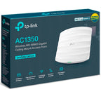 TP-Link EAP225 AC1350 Wireless MU-MIMO Gigabit Ceiling Mount Access Point