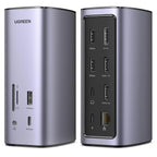 UGREEN 13-in-1 USB-C PD Docking Station HDMI DP 4K 60Hz 8K Triple Display 10Gbps USB-C USB-A 100W Ethernet SD/TF (90325)
