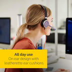 Jabra Evolve 40 MS Wired On-Ear sterio Headset with Microphone and Media Controls