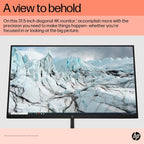 HP E32K G5 31.5" 2160p 4K UHD IPS Panel 99% sRGB Eye Ease USB-C Monitor with Speakers