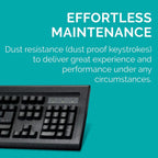 TVSE GOLD USB KEYBOARD BLACK