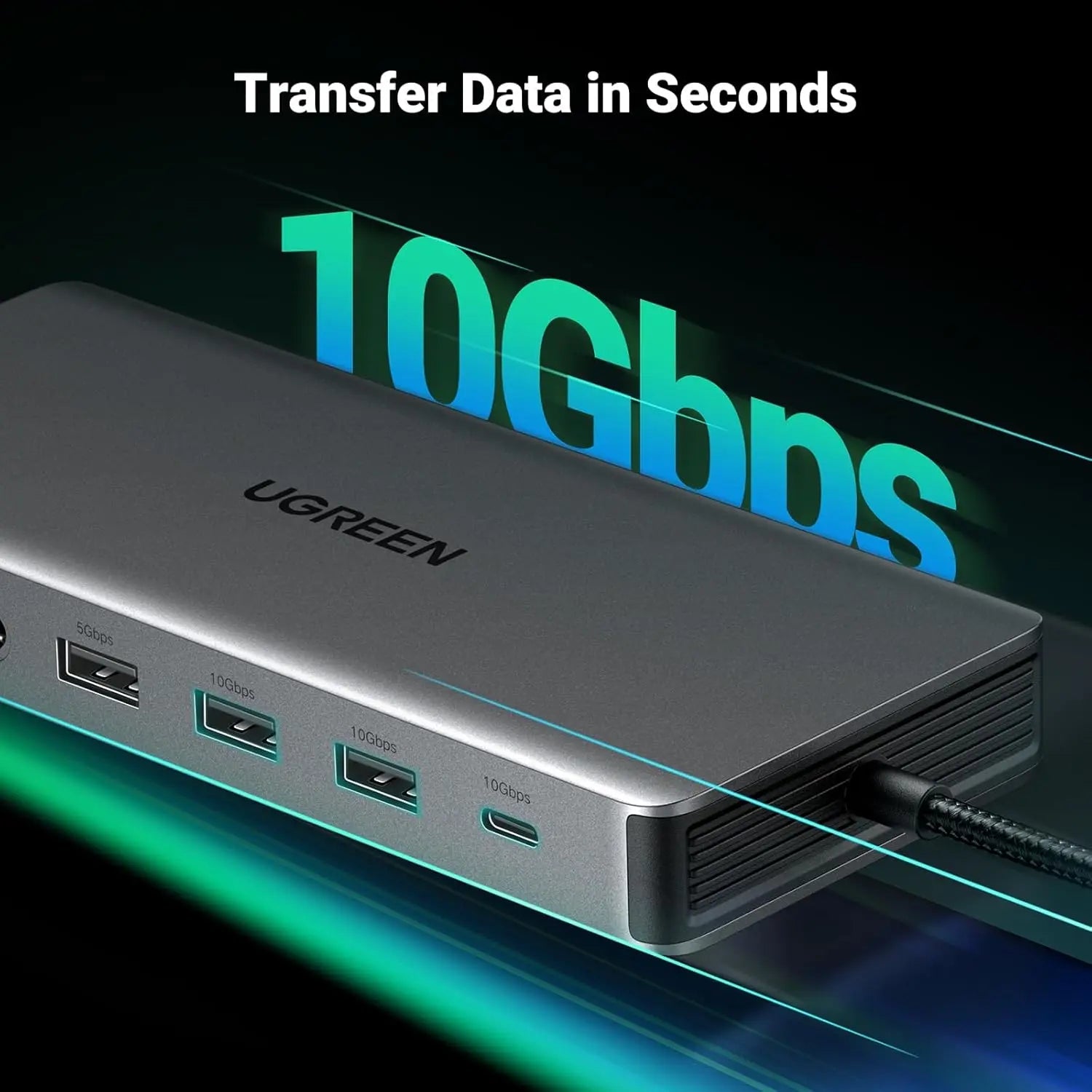 UGREEN 13-in-1 USB-C Hub Triple Display Docking Station 4K HDMI DP 100W PD 10Gbps Ethernet SD TF MacBook Windows 15978
