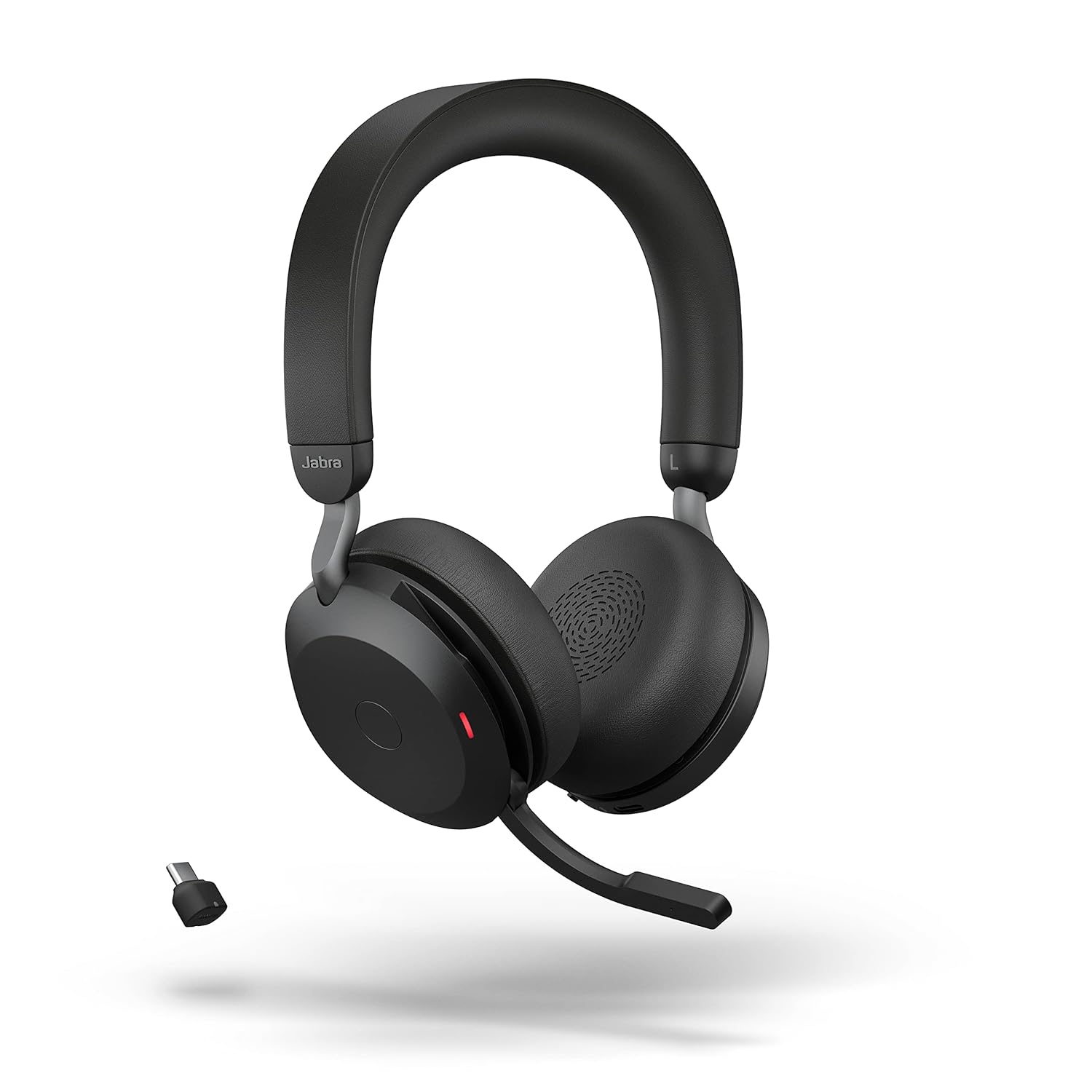 JABRA EVOLVE2 75 UC Bluetooth Wireless Advanced ANC On Ear Stereo Headset with USB-C Dongle