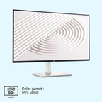 Dell S2725HS 27" 100Hz 1080p FHD Antiglare IPS Panel Computer Monitor with Dual Speakers - Silver