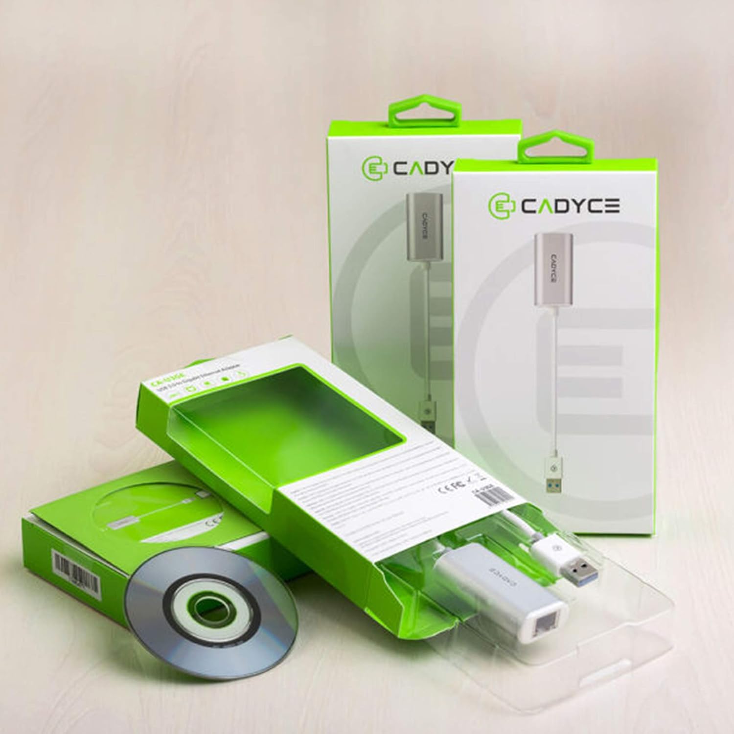 Cadyce CA-U3GE USB 3.0 to Gigabit Ethernet Adapter