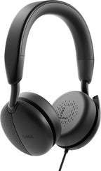 Dell Pro WH5024 Wired Leatherette Headband Active Noise Cancellation Headset with Microphone - Black