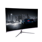 Geonix Argon 32" 75Hz 1080p Full HD LED Panel Curved Monitor with Dual Speakers - White