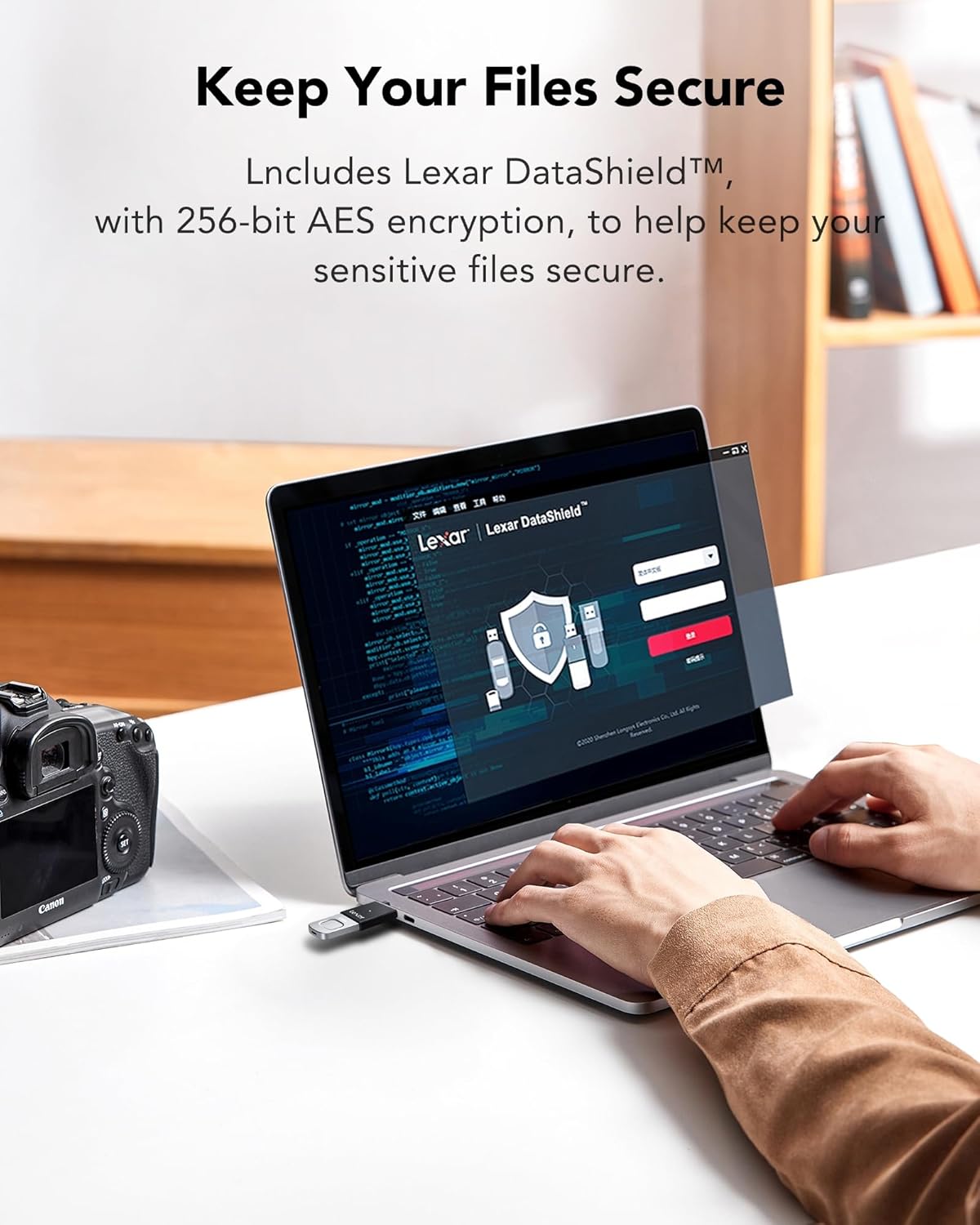 Lexar Jump Drive Fingerprint F35 Pro - 64GB