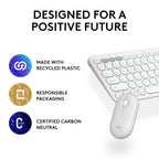 Logitech Pebble 2 Multi Device Bluetooth Keyboard and Mouse Combo