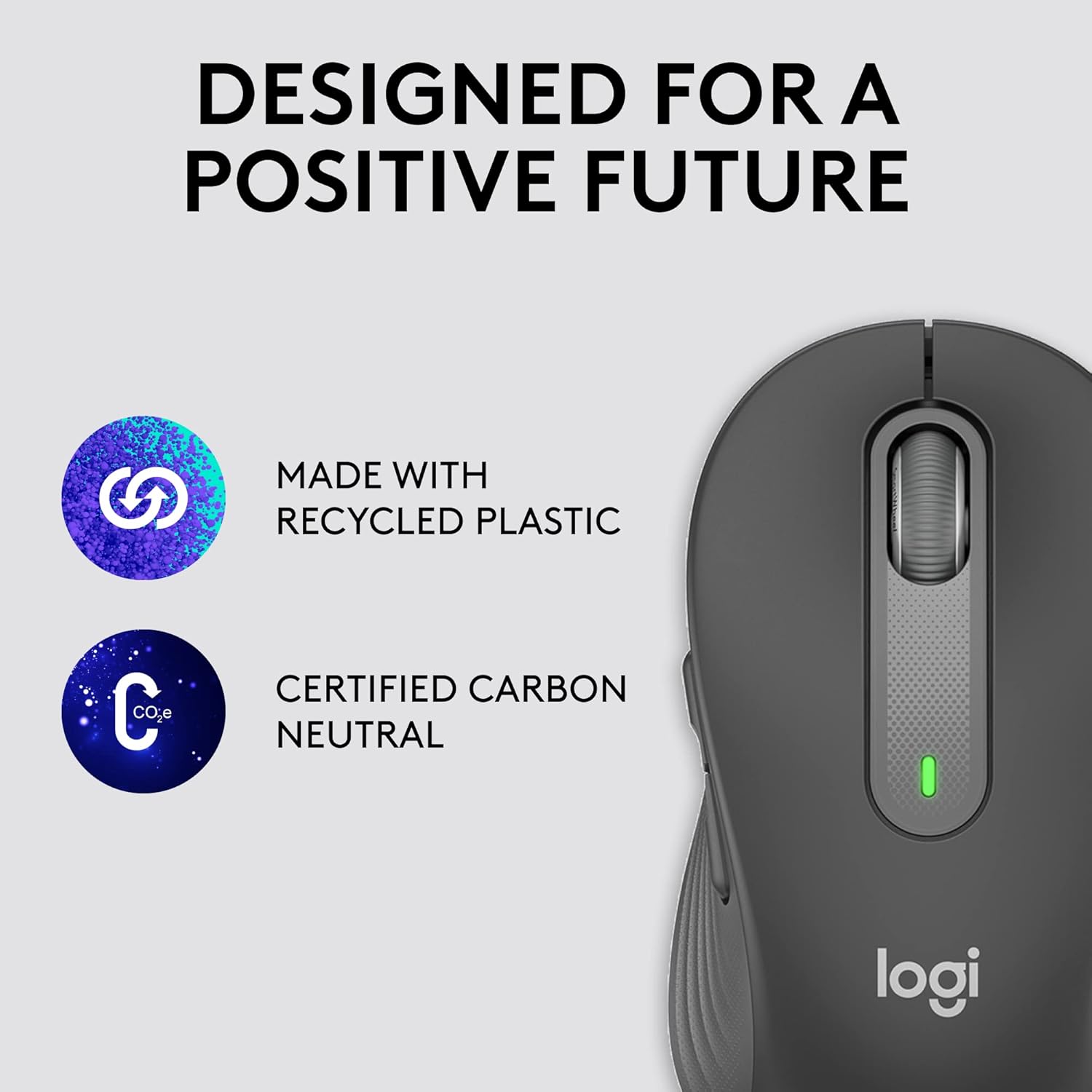 Logitech Signature M650 Optical Wireless Mouse - Graphite