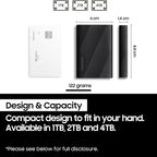Samsung T9 2TB USB 3.2 Gen2 External Portable Solid State Drive - Black