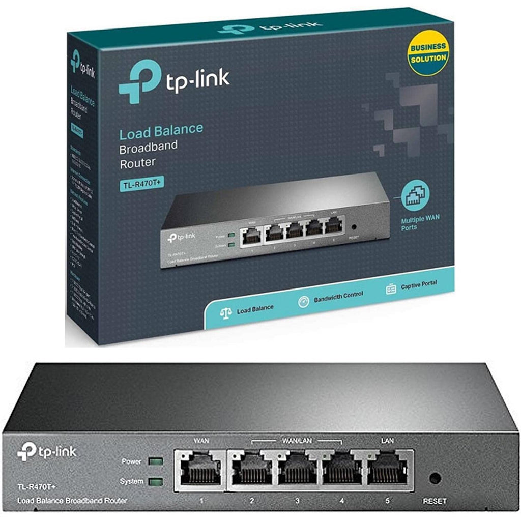 TP-Link TL-R470T+ Single Band Load Balance Broadband Business Router