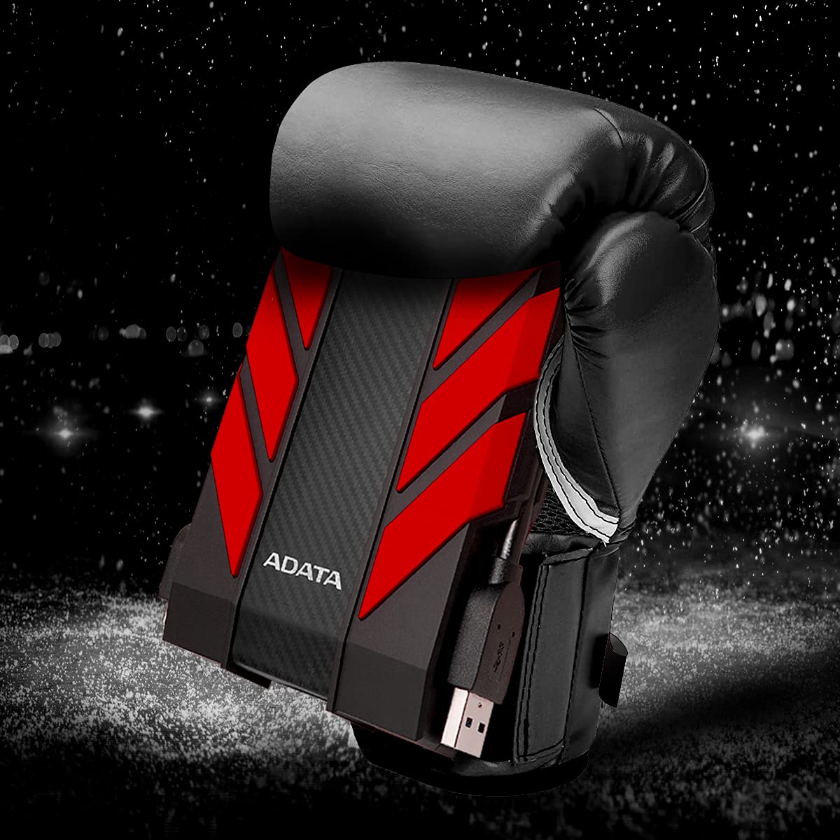 ADATA HD710 Pro 1TB USB SATA III USB 3.1 External Portable Shockproof Hard Disk Drive - Black