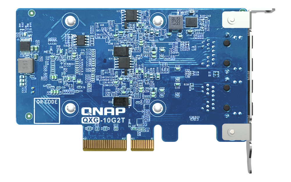 QNAP QXG-10G2T Dual Port 10 GbE (RJ45) Network Expansion Card
