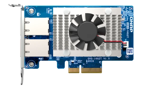 QNAP QXG-10G2T | Dual-Port 10GbE RJ45 Network Expansion Card