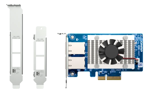 QNAP QXG-10G2T | Dual-Port 10GbE RJ45 Network Expansion Card