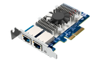 QNAP QXG-10G2T Dual Port 10 GbE (RJ45) Network Expansion Card