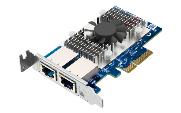 QNAP QXG-10G2T | Dual-Port 10GbE RJ45 Network Expansion Card
