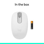 Logitech M196 Bluetooth Wireless Optical Mouse - Off White