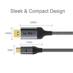 Black-i USB-C to DisplayPort 4K Cable 1.8 Meter
