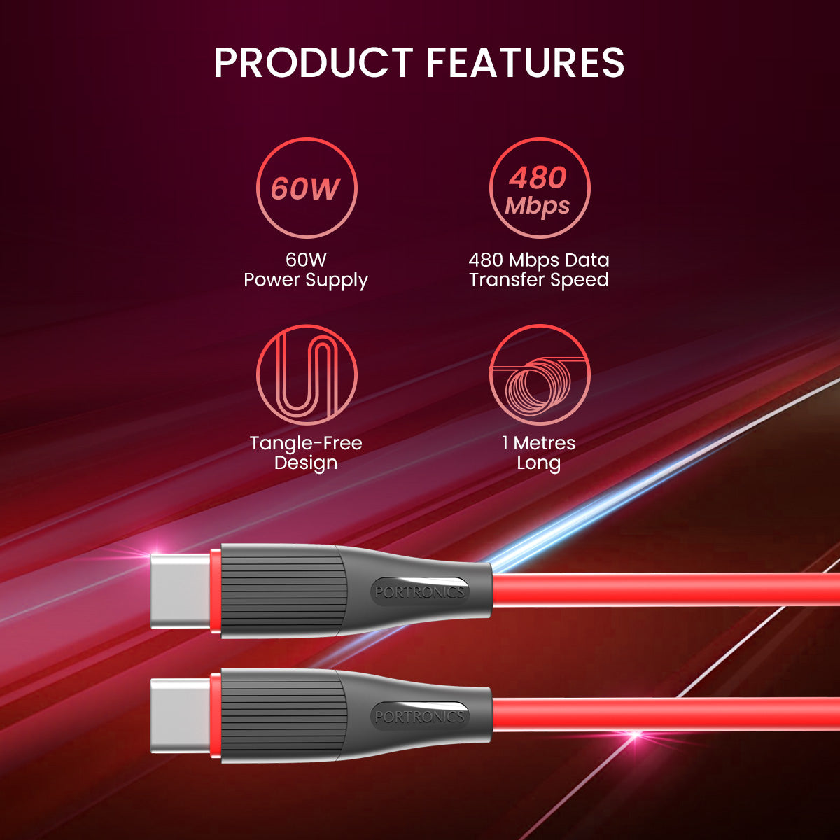 Silklink 60w Type C to Type C Cable