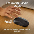 Logitech M240 Silent Bluetooth Wireless Mouse Compact Design - Graphite