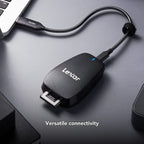 Lexar Professional Multi-Card 3-in-1 USB 3.1 Reader (LRW500URBNA)