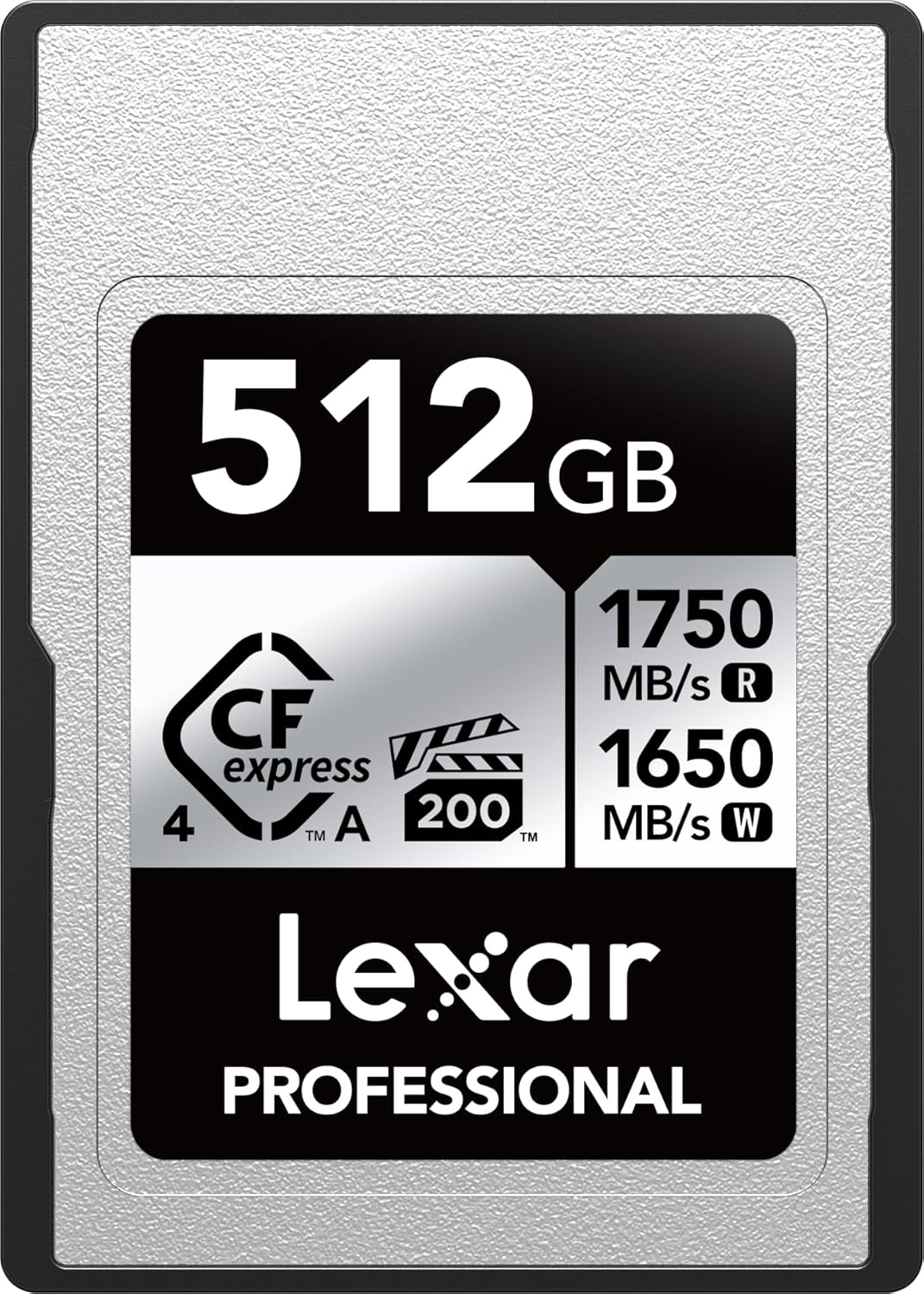 Lexar Professional CFexpress Type B Silver Series Memory Card, for Photographers, Videographers, Up to 1750/1300 MB/s, 8K Video (LCXEXSL128G-RNENG)