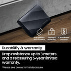 Samsung T9 2TB USB 3.2 Gen2 External Portable Solid State Drive - Black