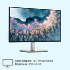 Dell P2425H 24" 100Hz 1080p FHD Flat Antiglare IPS Panel Monitor