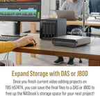 QNAP TBS-h574TX-i5-16G 5 Bay 10GbE High-Performance Thunderbolt 4 E1.S All-Flash NASbook
