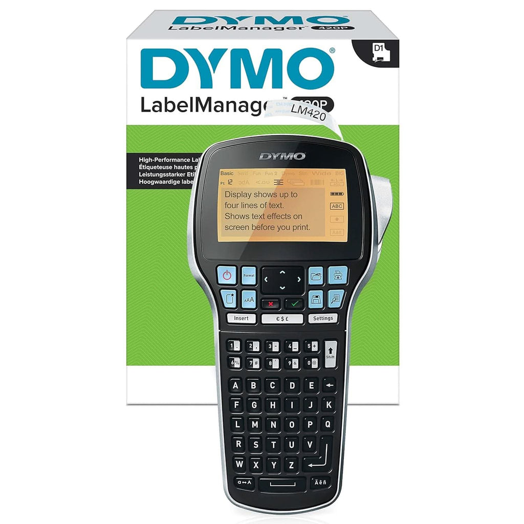DYMO LABELMANAGER 420P HIGH PERFORMANCE RECHARGEABLE PORTABLE LABEL MAKER WITH COMPUTER CONNECTION