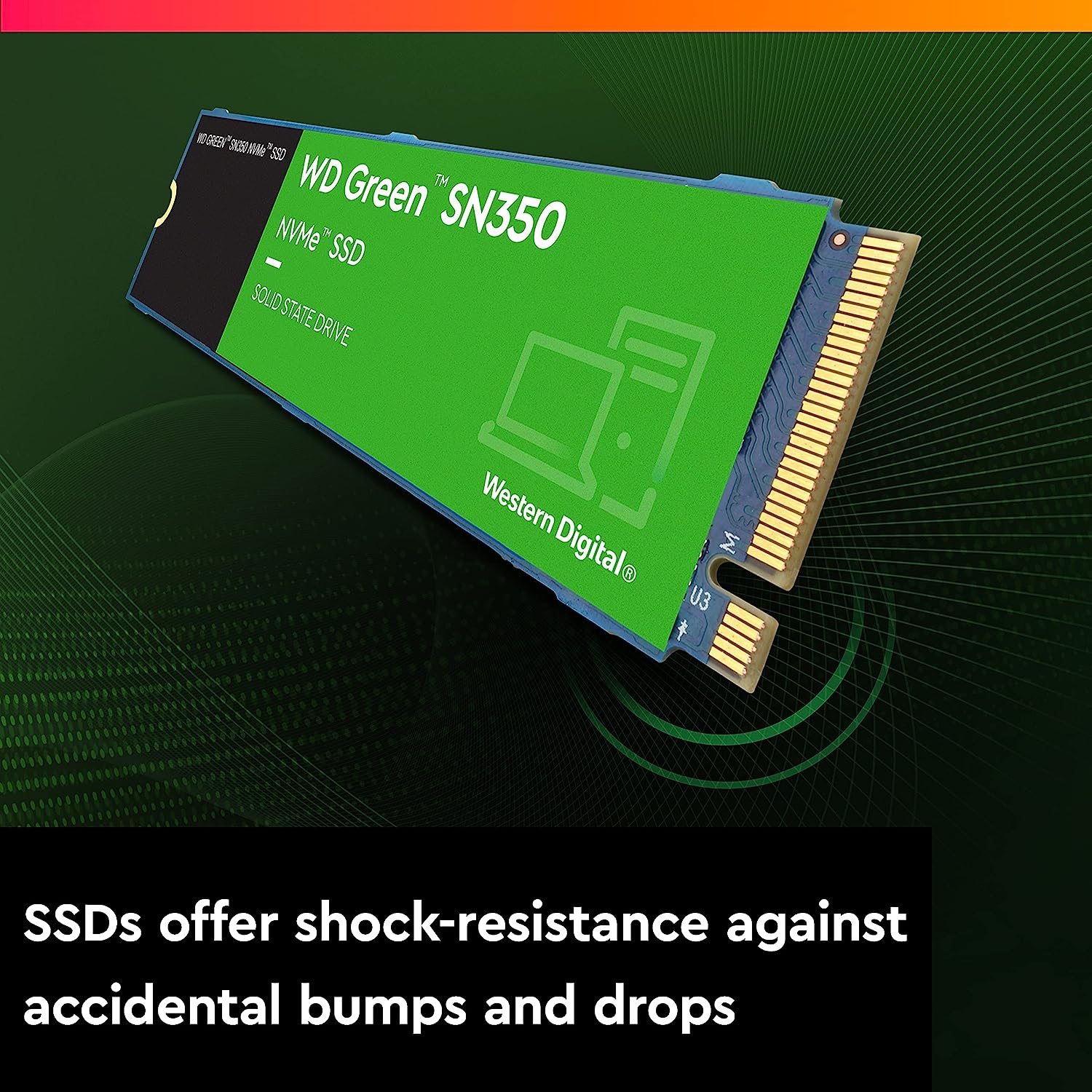 Western Digital 500GB WD Green SN350 NVMe Internal SSD Solid State Drive