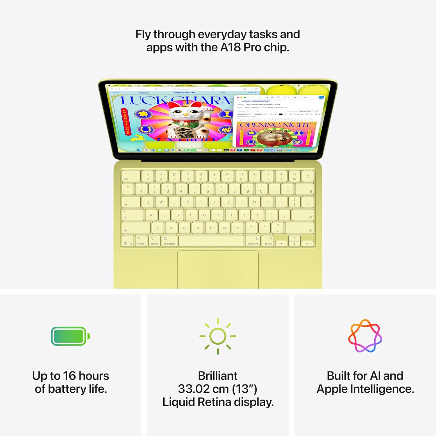 Apple 2026 MacBook Neo 13″ Laptop with A18 Pro chip: Built for AI and Apple Intelligence, Liquid Retina Display, 8GB Unified Memory, 256GB SSD Storage, 1080p FaceTime HD Camera; Silver