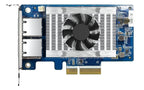 Computer graphics card with a cooling fan on a white background