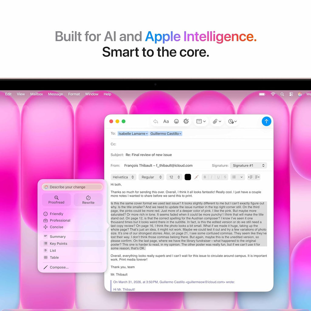 Apple 2026 MacBook Neo 13" Laptop with A18 Pro chip: Built for AI and Apple Intelligence, Liquid Retina Display, 8GB Unified Memory, 512GB SSD Storage, 1080p FaceTime HD Camera, Touch ID; Blush
