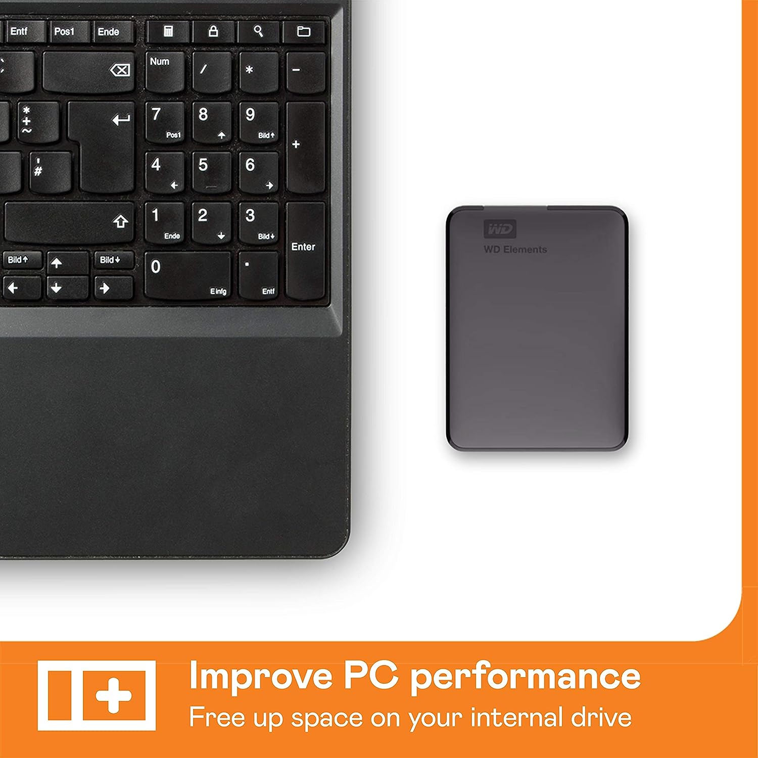 Western Digital WD 1TB USB 3.0 Elements Portable Hard Disk Drive